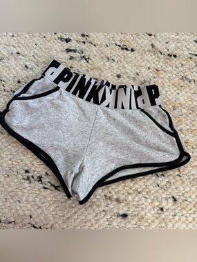 PINK Victoria's Secret Grey Lounge Booty Shorts size small